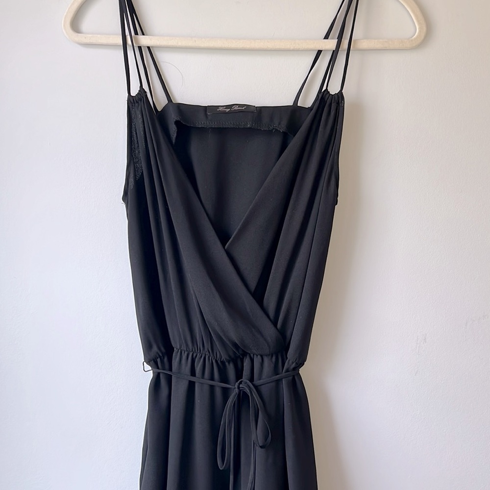 Black Boutique Honey Punch Fuax Wrap Dress
